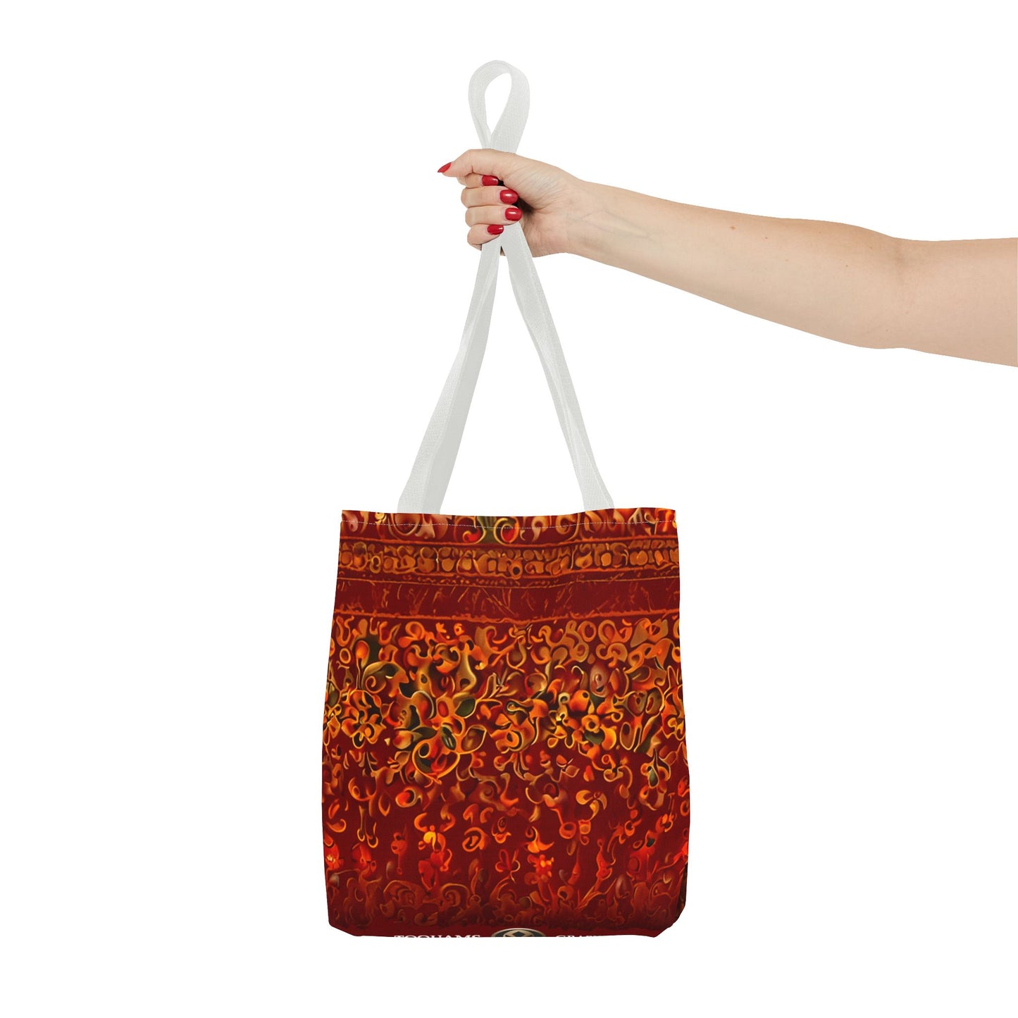 Corlu - Bohemian Floral Tote Bag - Vibrant and Stylish Carryall for Everyday Adventures