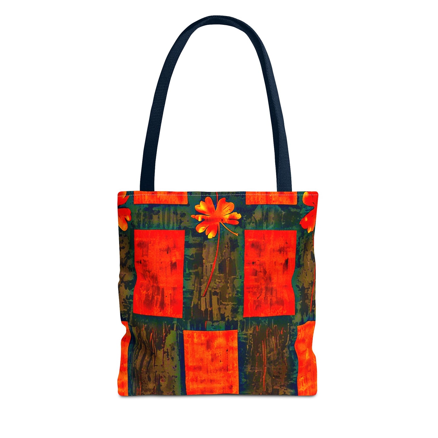 City Flower - Vibrant Floral Tote Bag - Colorful Art for Everyday Use