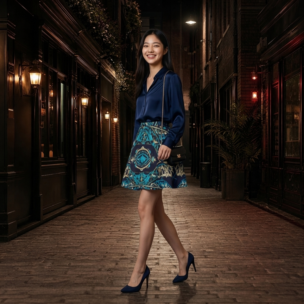 Cyan -- Women's Bazyrey Skirt w/2 pockets