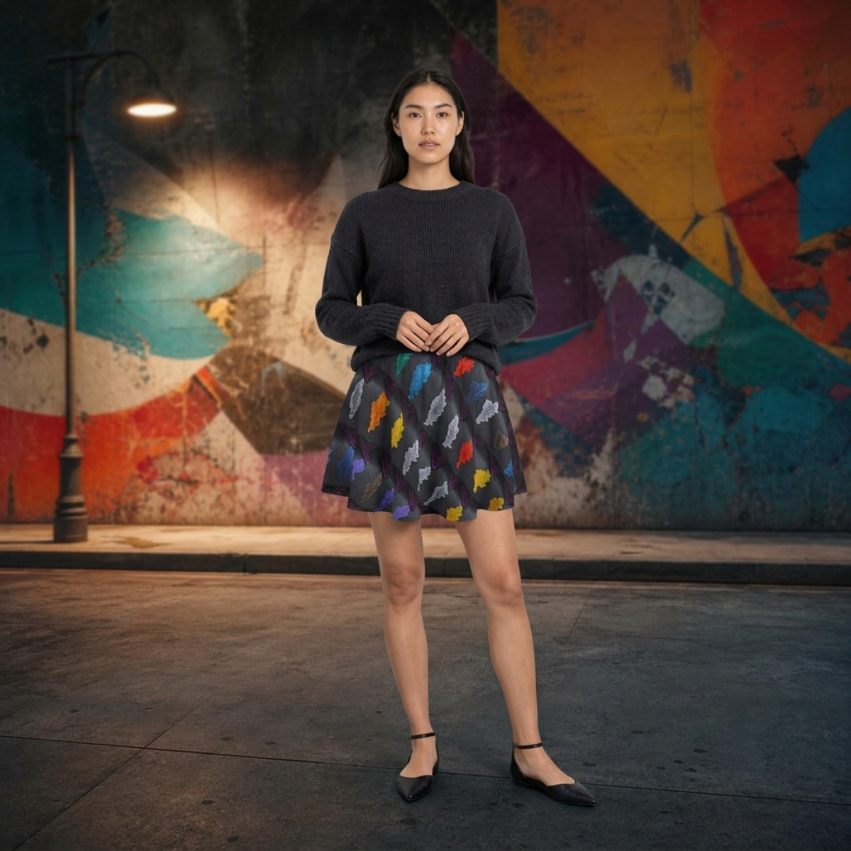Colors -- Women's Bazyrey Skirt w/2 pockets