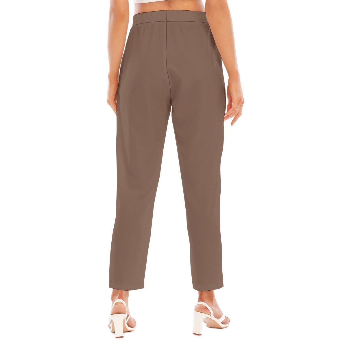 Brown -- Women's Loose Straight-leg Pants