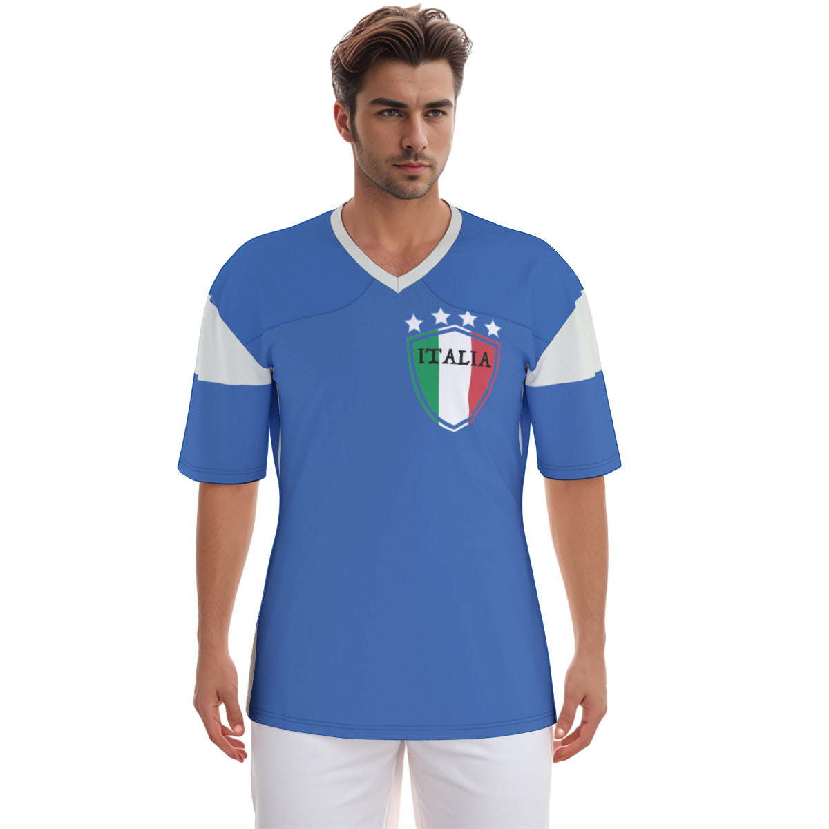 Italia -- Men's Football  Jersey