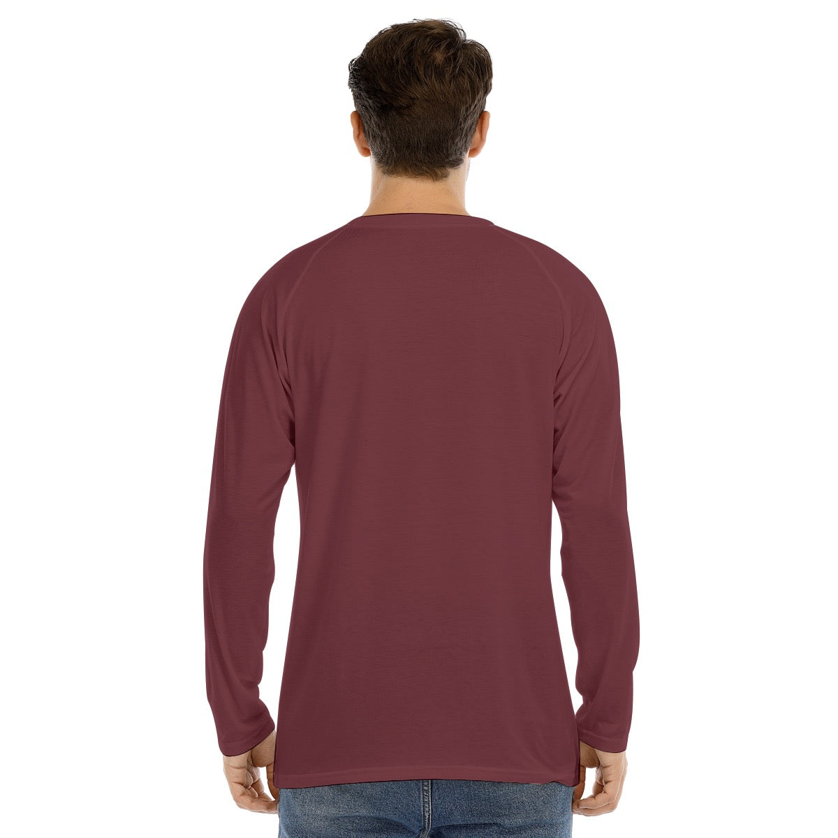 Fabric 166 -- Men's Long Sleeve T-shirt With Raglan Sleeve