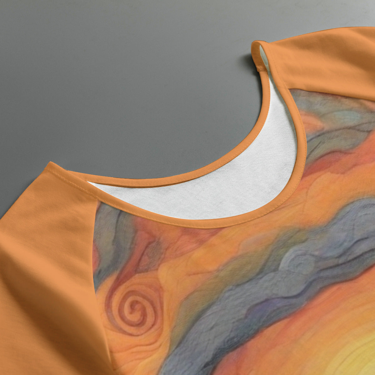 Mexican Sunset -- Women's Round Neck T-shirt With Raglan Sleeve