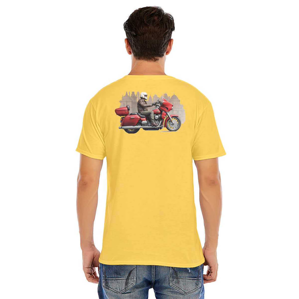 Motorcycle 122 -- Unisex O-neck Short Sleeve T-shirt