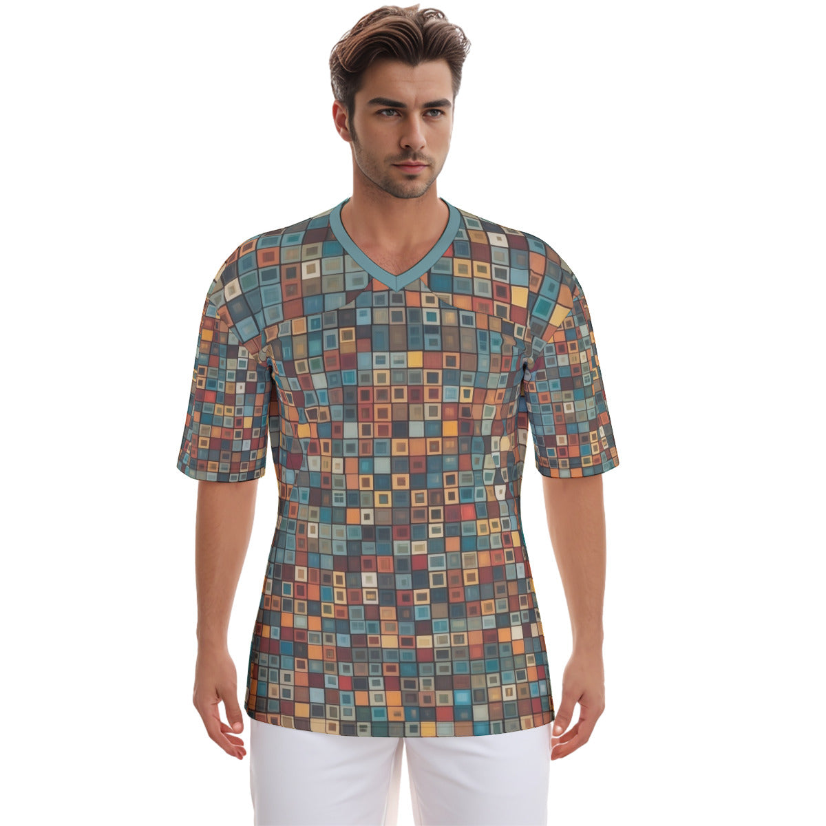 Squares -- Men's Football  Jersey