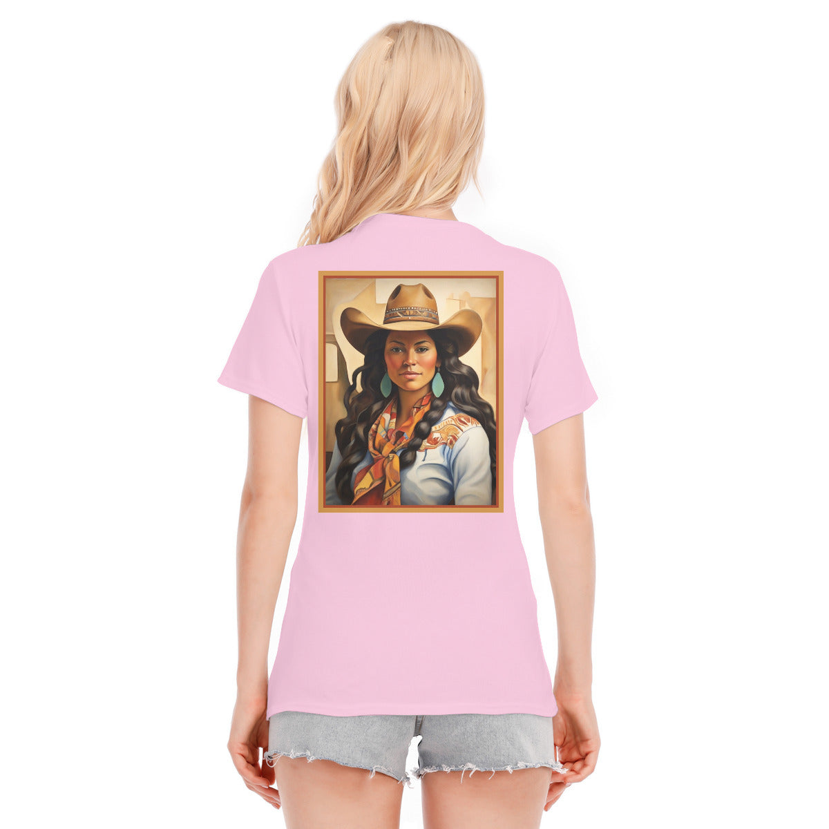 Cowgirl 104 -- Unisex O-neck Short Sleeve T-shirt