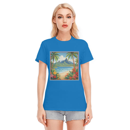 Tahiti 102 -- Unisex O-neck Short Sleeve T-shirt