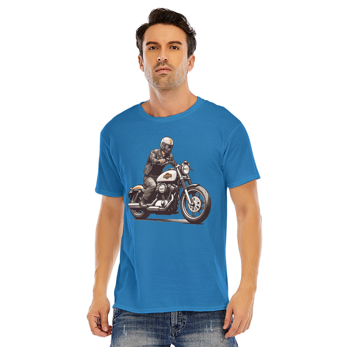 Motorcycle 107 --Unisex O-neck Short Sleeve T-shirt