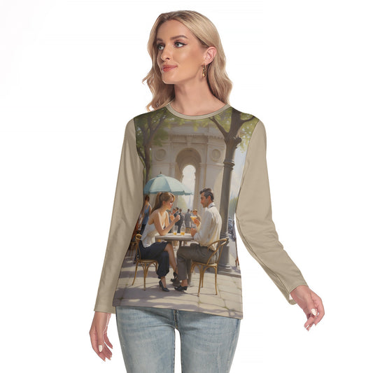 Champs-Élysées Fantasy -- Women's O-neck Long Sleeve T-shirt