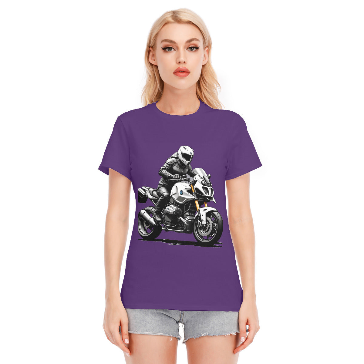 Motorcycle 105 --Unisex O-neck Short Sleeve T-shirt