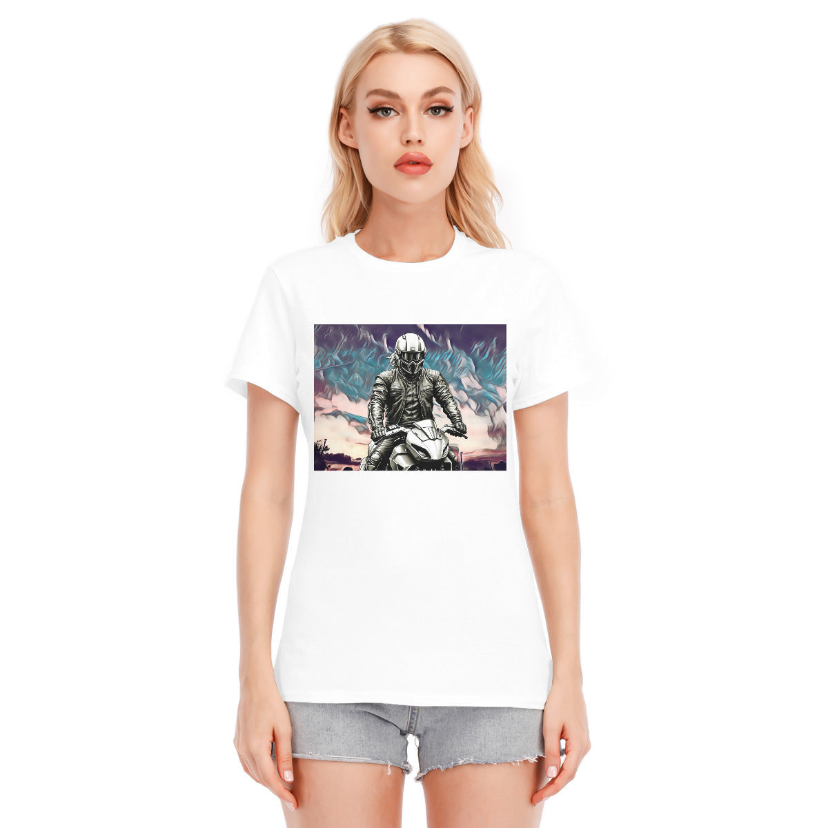 Motorcycle 131 -- Unisex O-neck Short Sleeve T-shirt