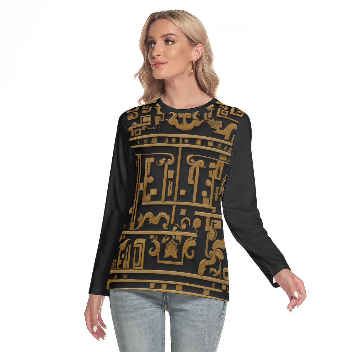 Greek Fantasy 101 -- Women's O-neck Long Sleeve T-shirt