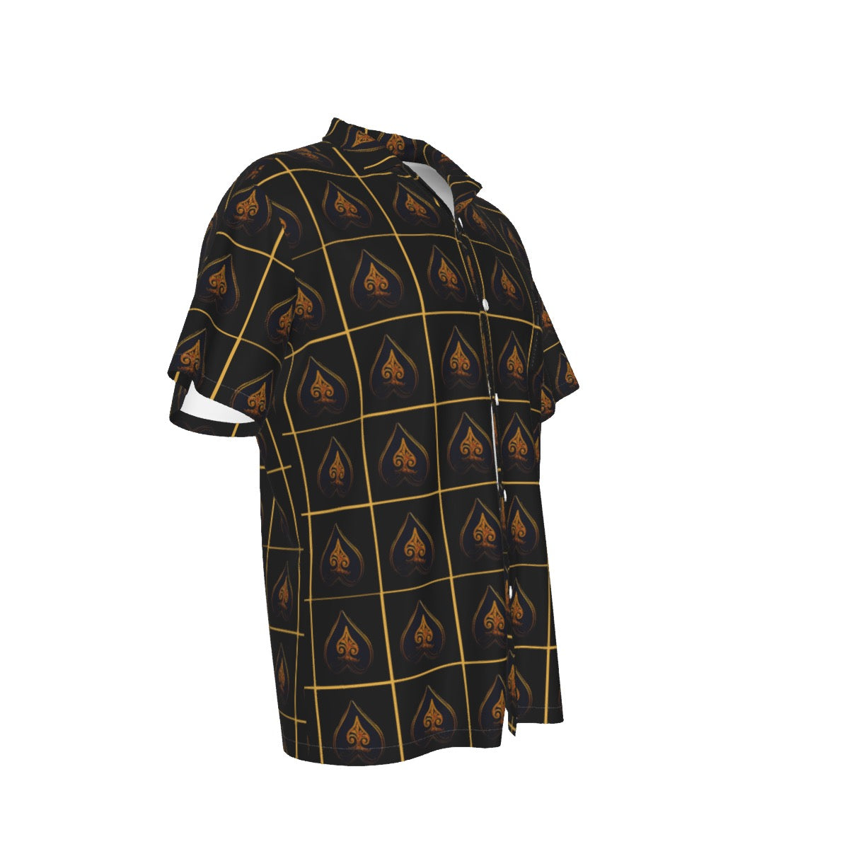 Spades -- Men's Hawaiian Shirt With Pocket