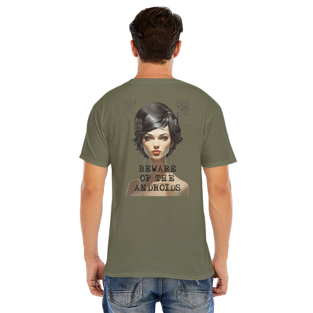 Beware of the Androids -- Unisex O-neck Short Sleeve T-shirt