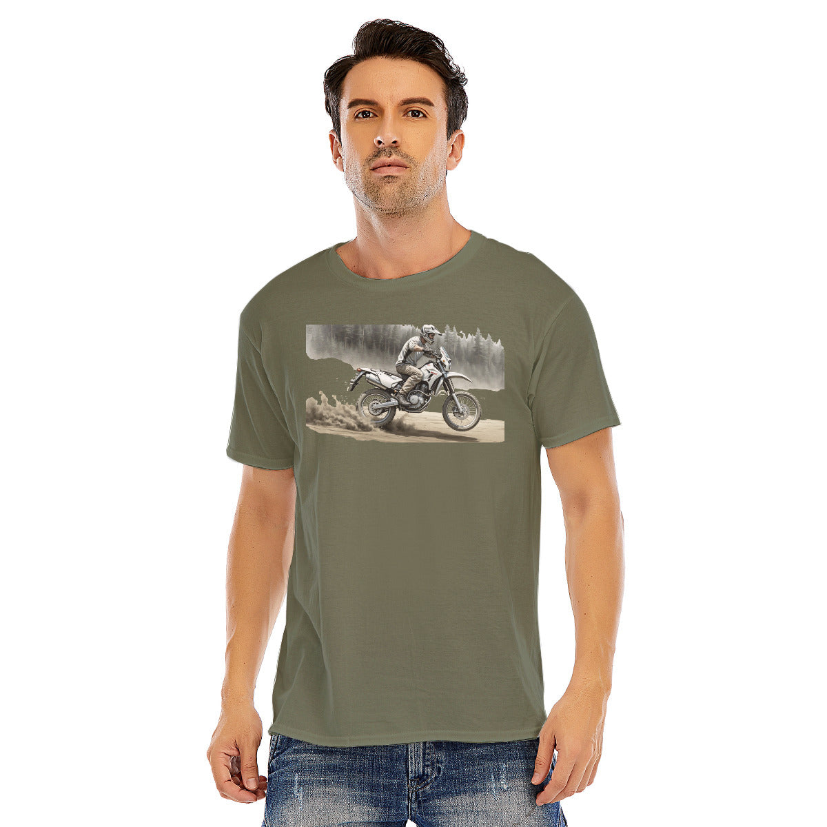 Motorcycle 120 -- Unisex O-neck Short Sleeve T-shirt