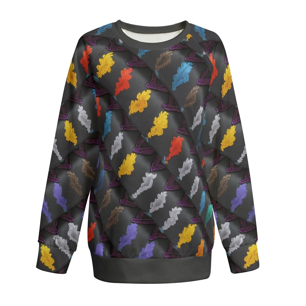 Color -- Women's Sweatshirt With Raglan Sleeve | Interlock