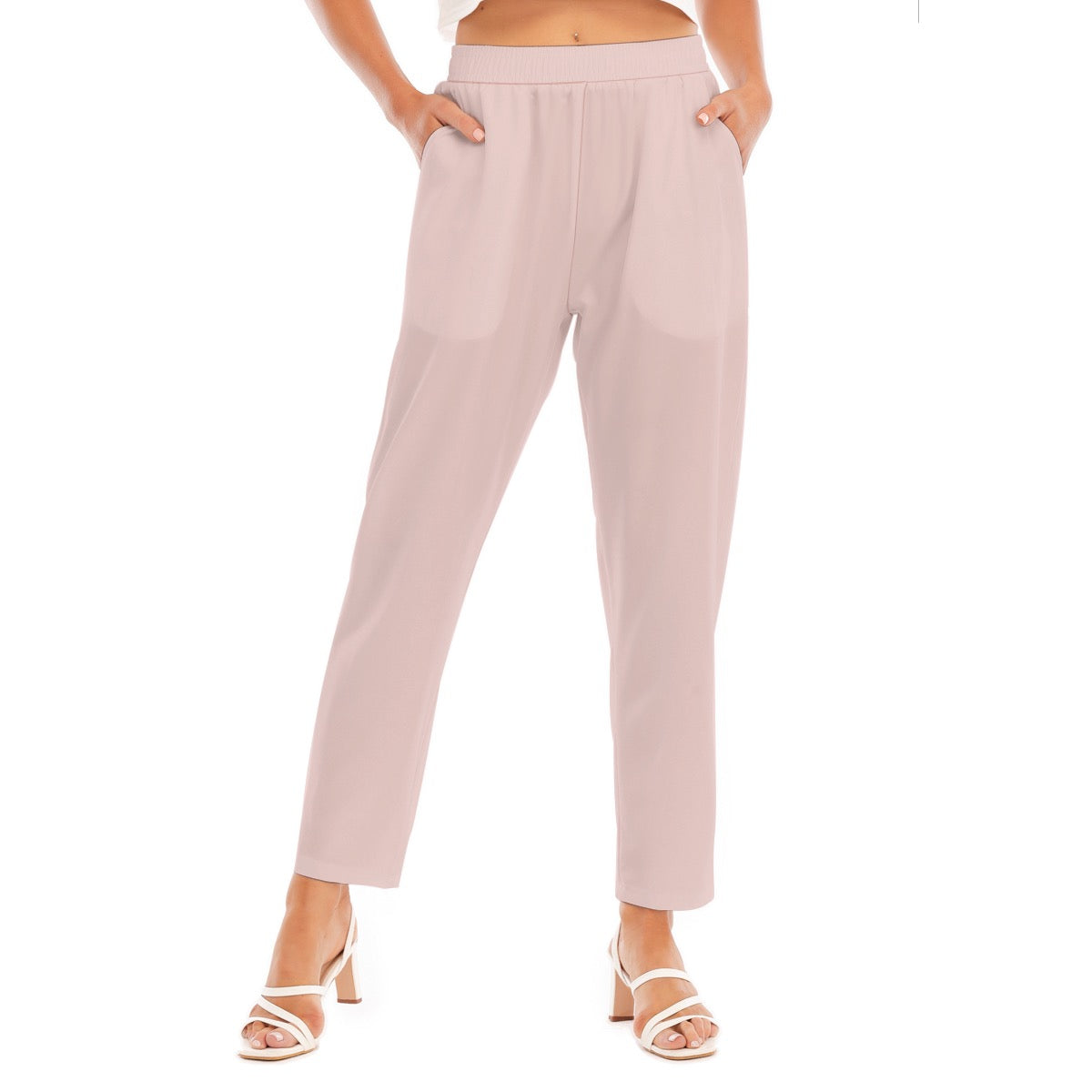 Pink -- Women's Loose Straight-leg Pants