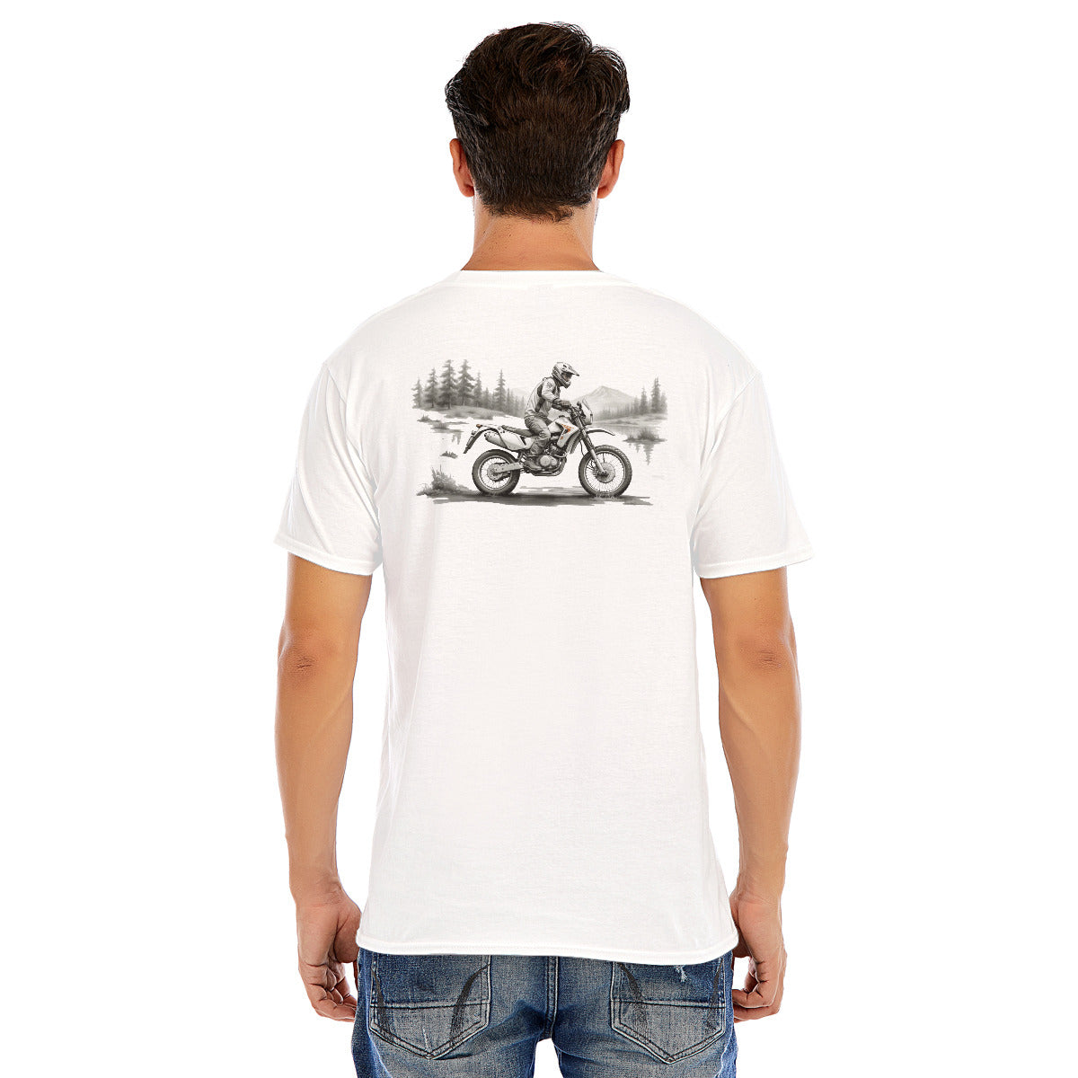 Motorcycle 121 -- Unisex O-neck Short Sleeve T-shirt