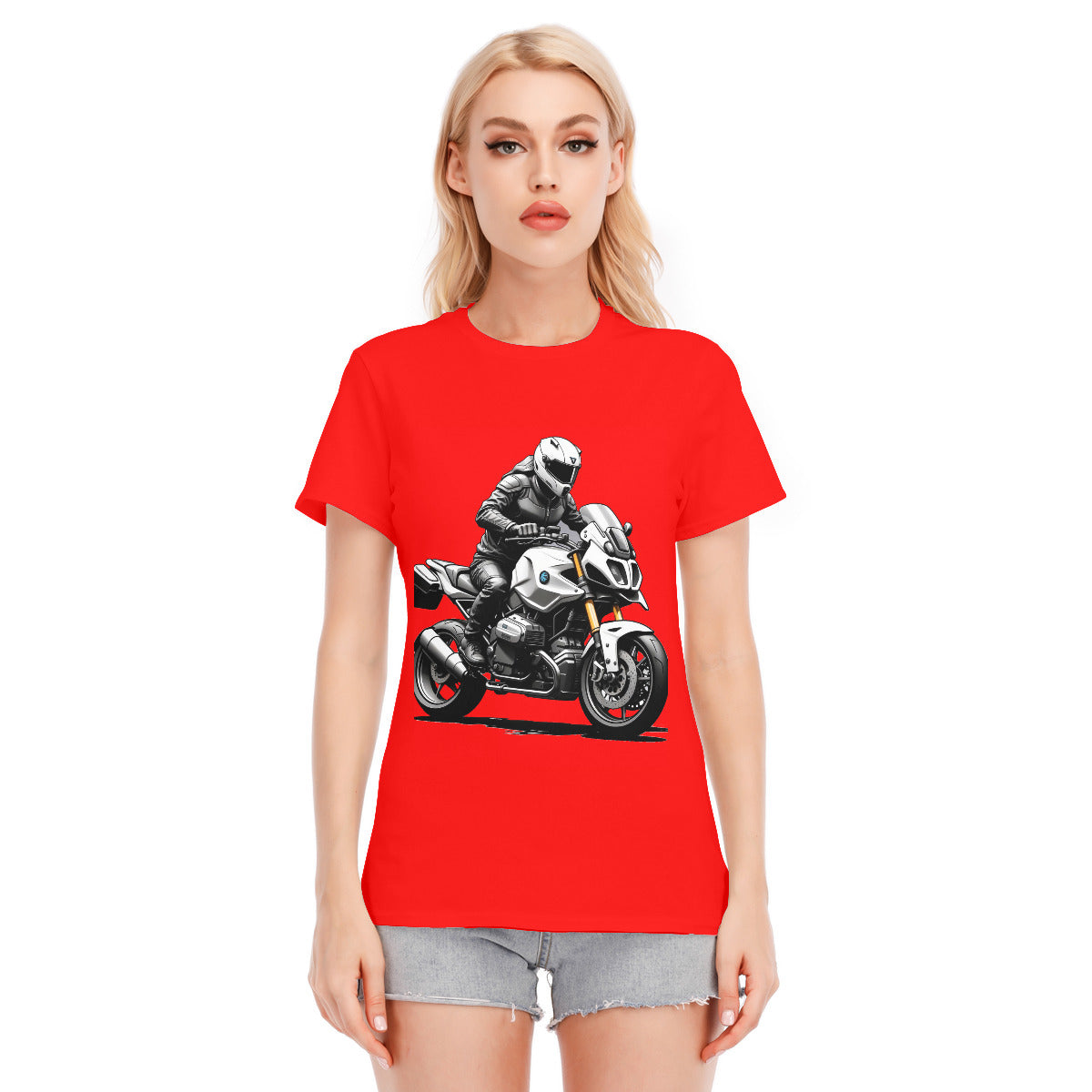 Motorcycle 105 --Unisex O-neck Short Sleeve T-shirt