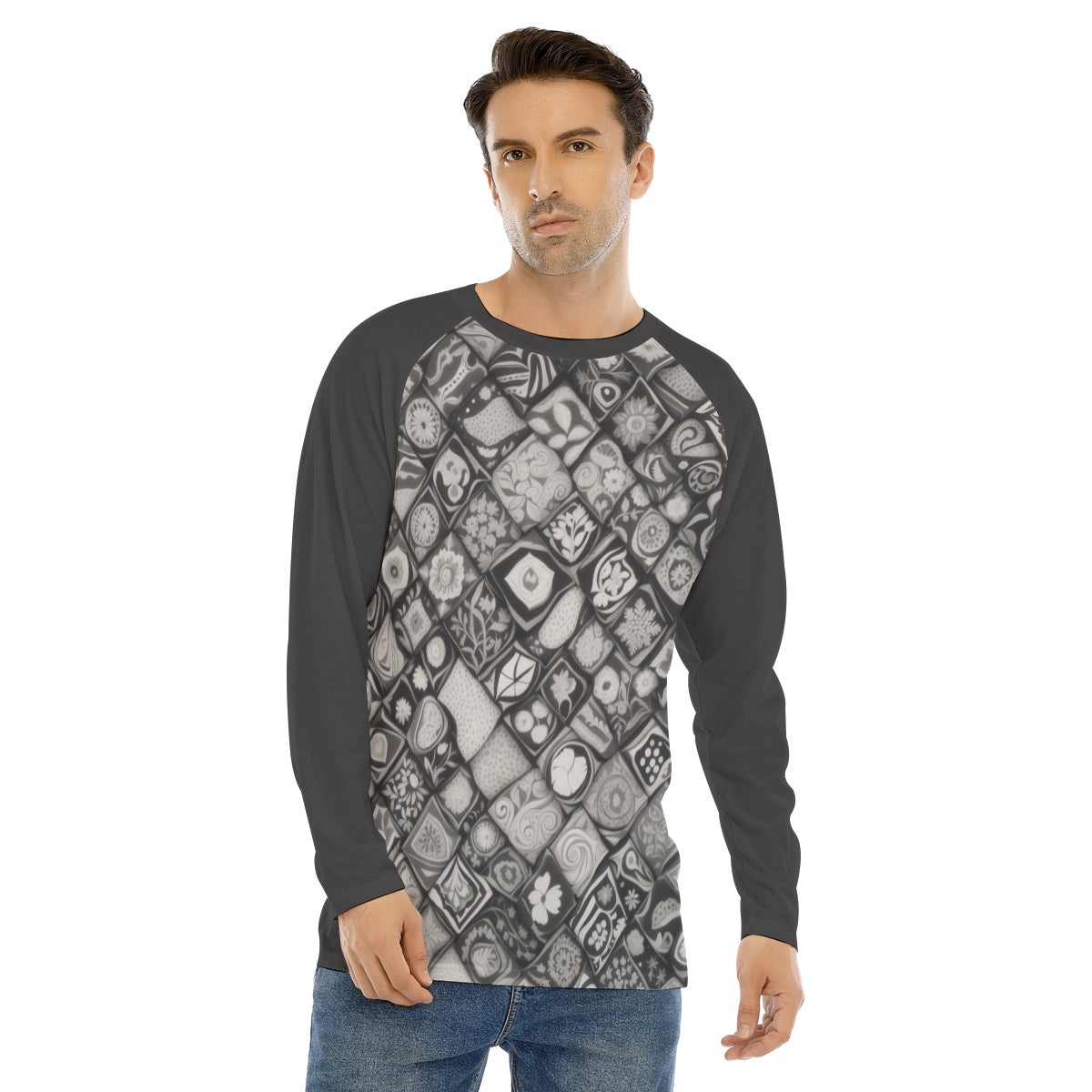 Pattern 110 -- Men's Long Sleeve T-shirt With Raglan Sleeve