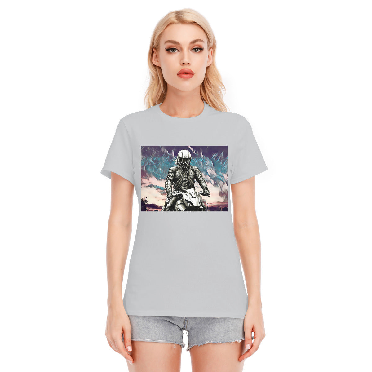 Motorcycle 131 -- Unisex O-neck Short Sleeve T-shirt