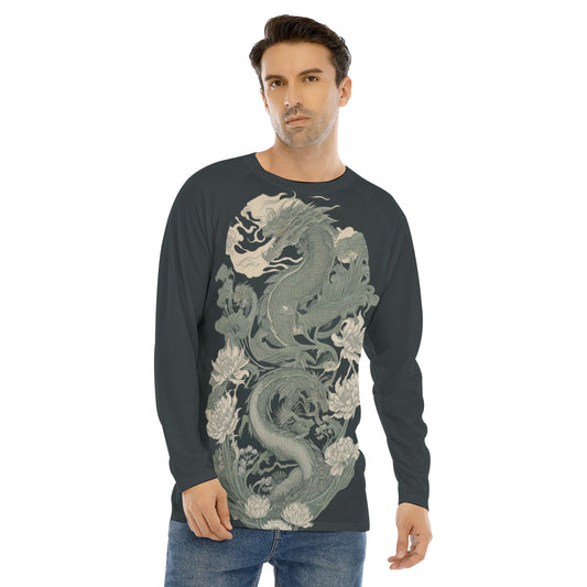 Dragon 104 -- Men's Long Sleeve T-shirt With Raglan Sleeve