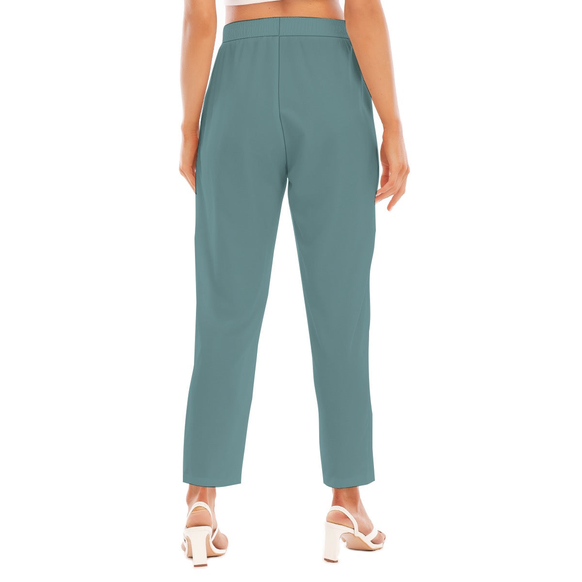 Dark Teal -- Women's Loose Straight-leg Pants