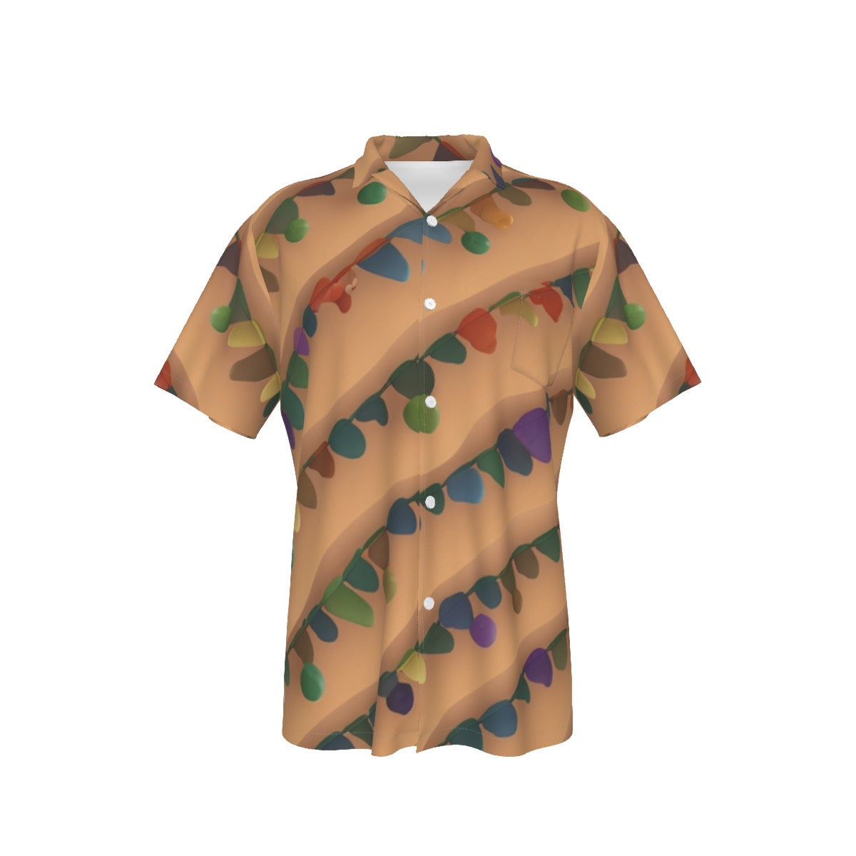 Party Lights -- Men's Hawaiian Shirt With Pocket