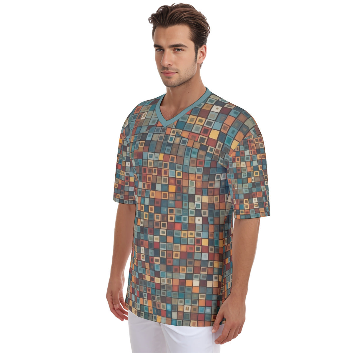 Squares -- Men's Football  Jersey