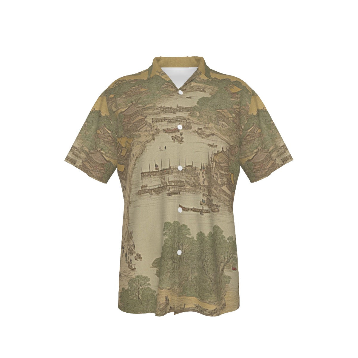 River Festival -- Men's Hawaiian Shirt With Pocket