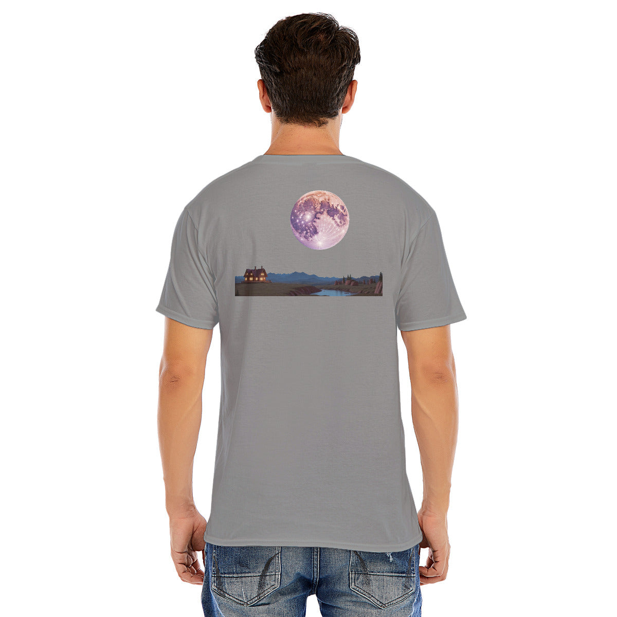 Full Moon 102 --Unisex O-neck Short Sleeve T-shirt