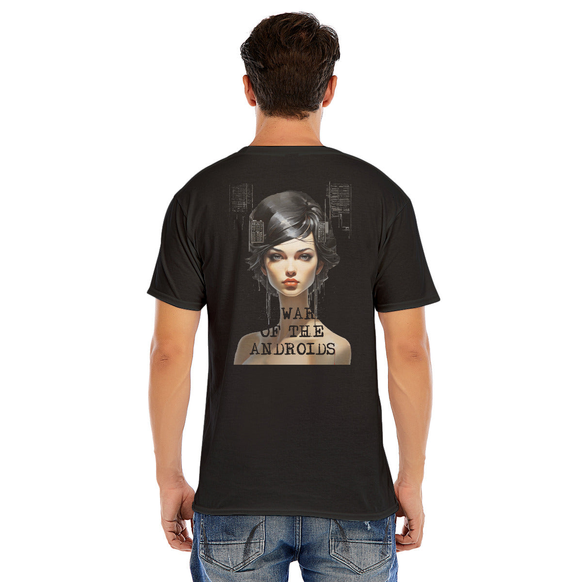 Beware of the Androids -- Unisex O-neck Short Sleeve T-shirt