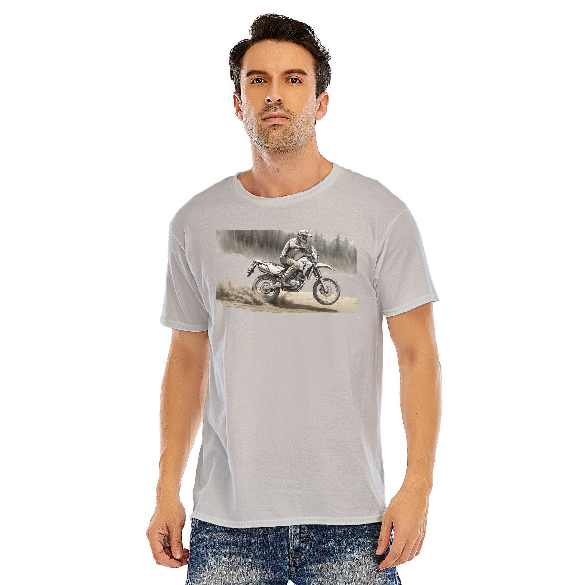 Motorcycle 120 -- Unisex O-neck Short Sleeve T-shirt