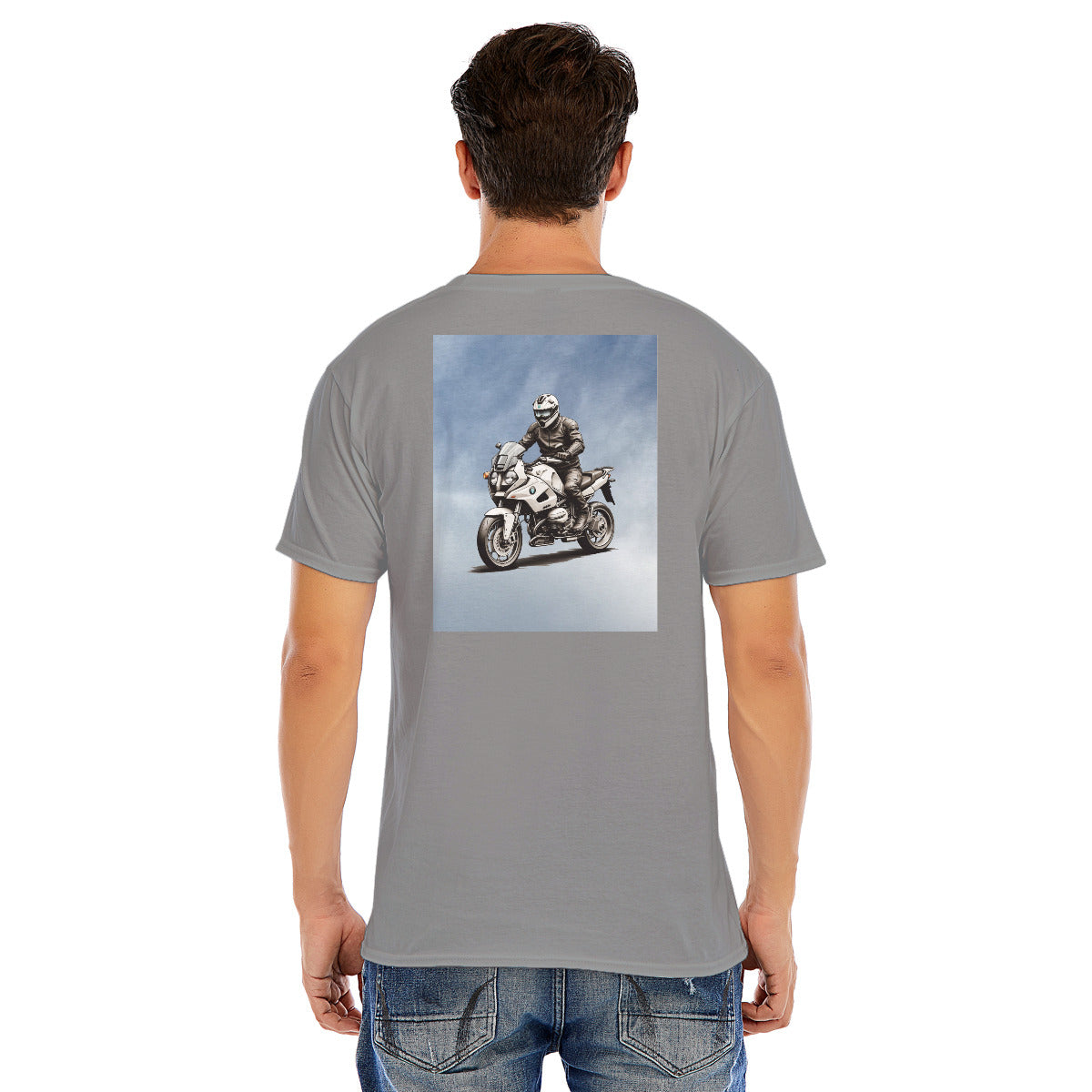 Motorcycle 132 -- Unisex O-neck Short Sleeve T-shirt