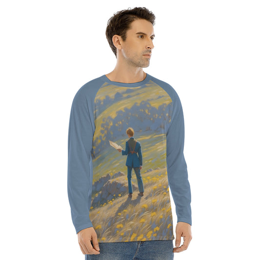 Landscape 103 -- Men's Long Sleeve T-shirt With Raglan Sleeve