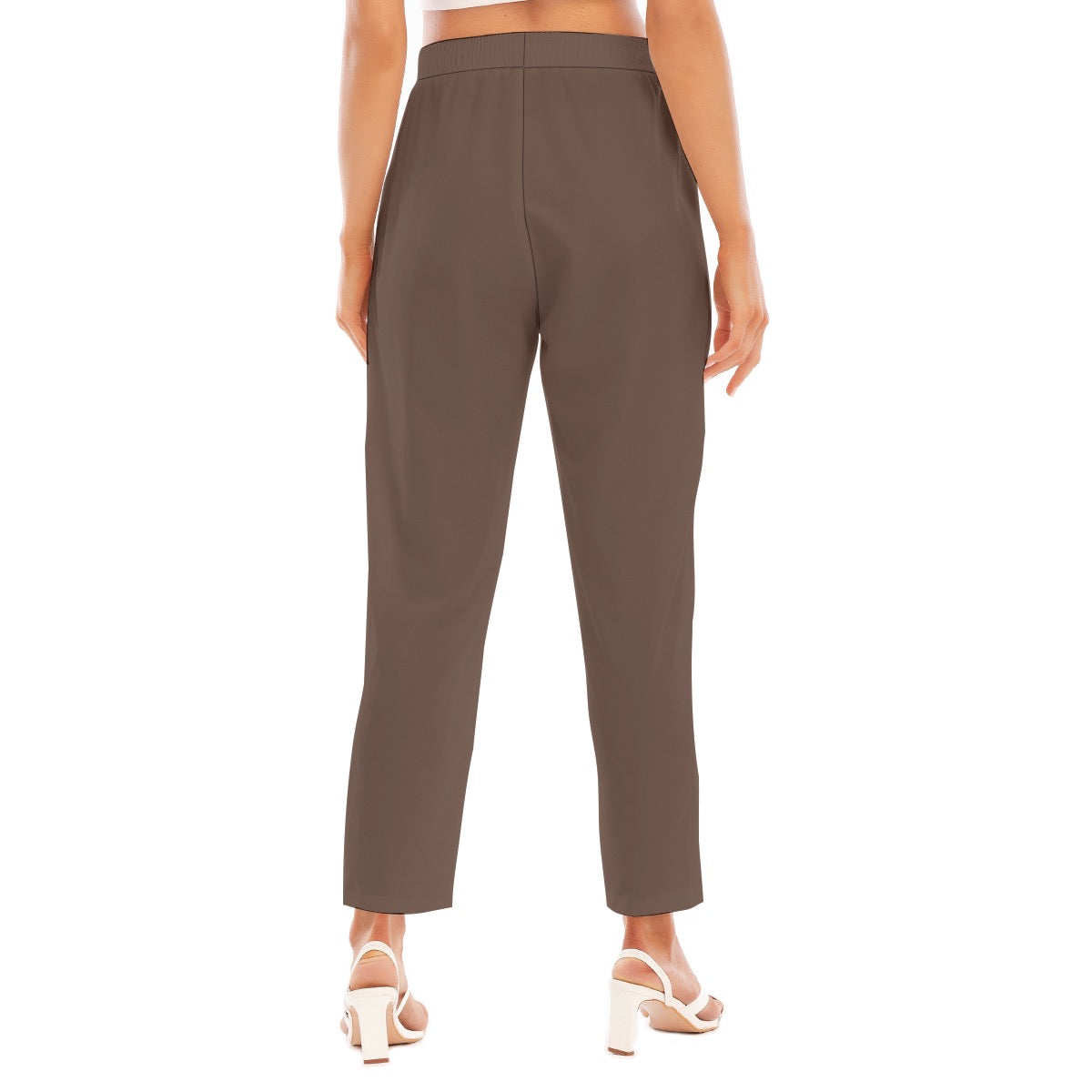 Medium Brown -- Women's Loose Straight-leg Pants