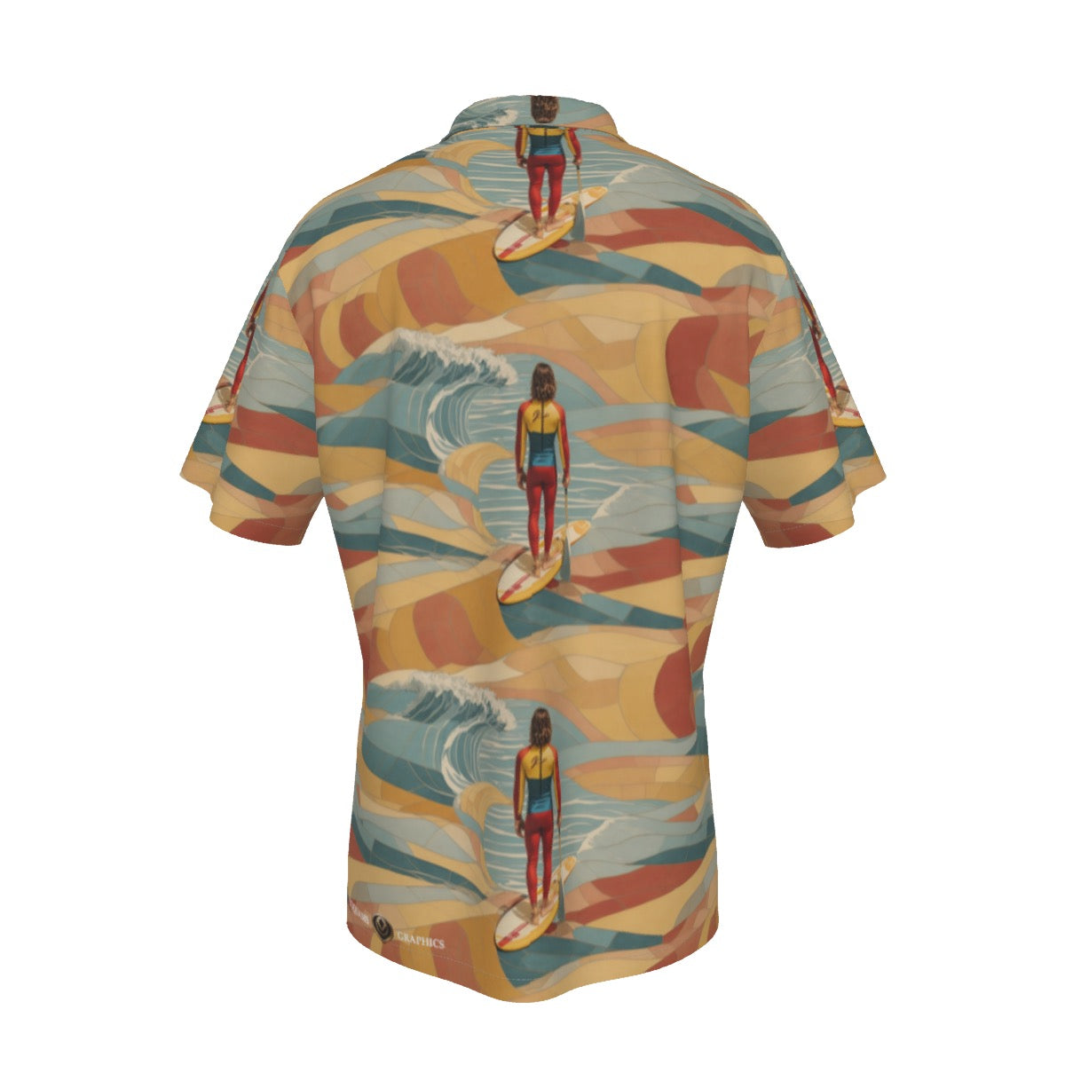 CA Surf -- Men's Hawaiian Shirt With Pocket