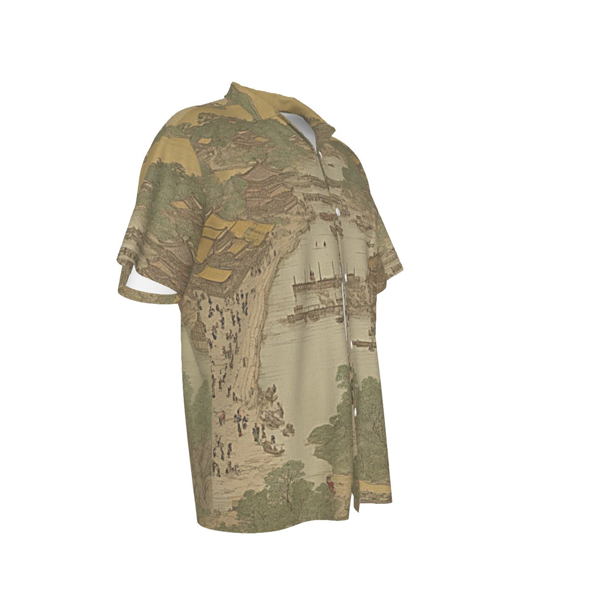 River Festival -- Men's Hawaiian Shirt With Pocket