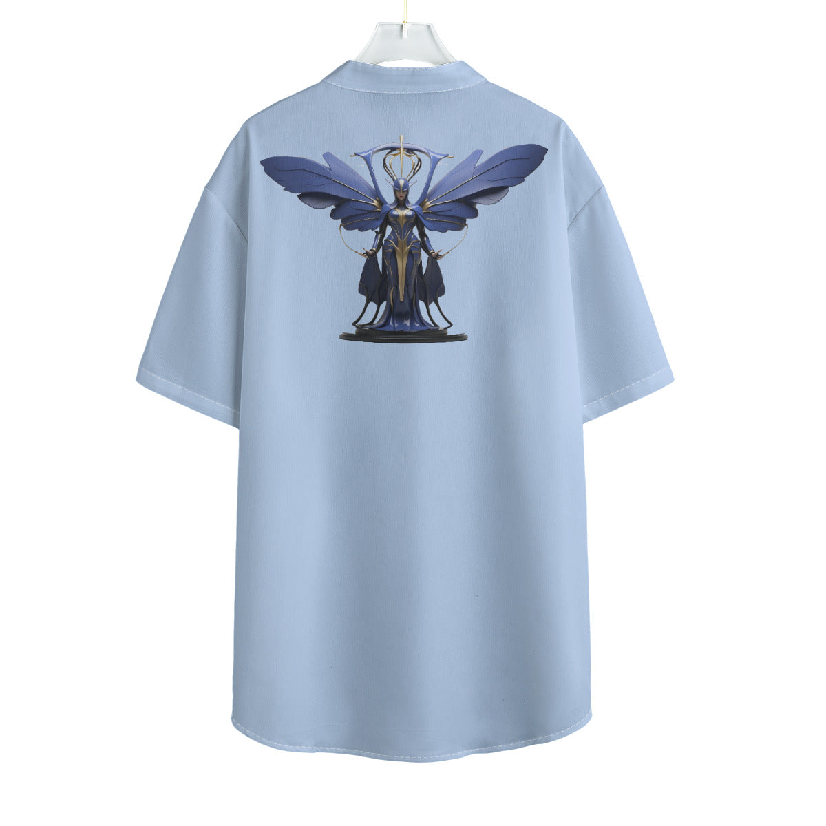 Sphnix Butterfly -- Men's Henley Short Sleeve Shirt