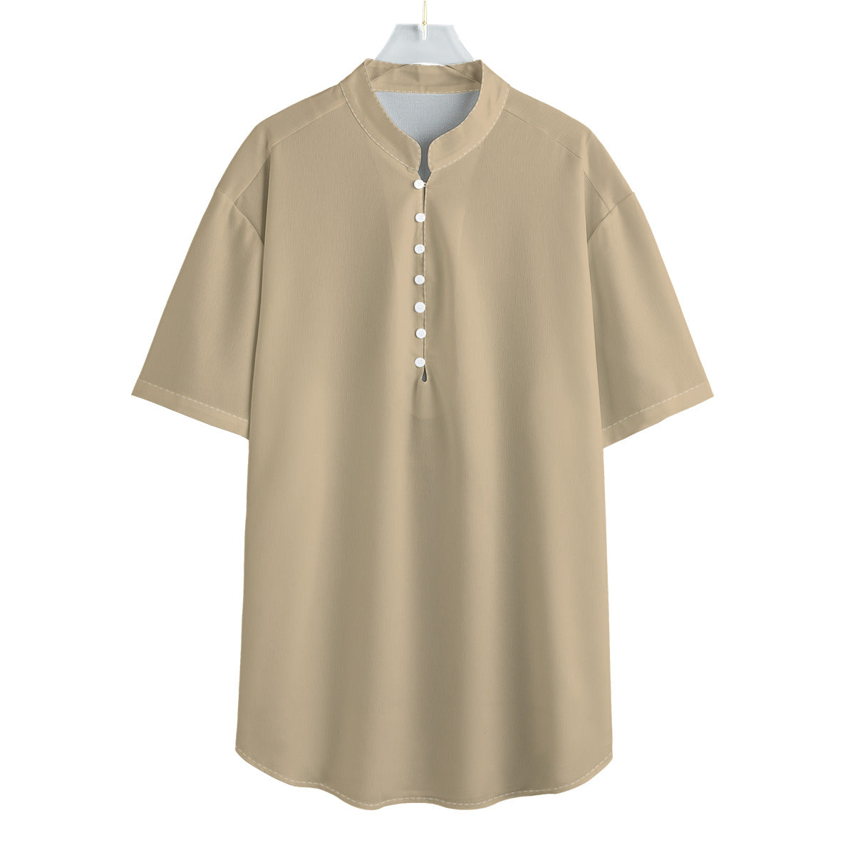 Fantasy Shanghai -- Men's Henley Short Sleeve Shirt