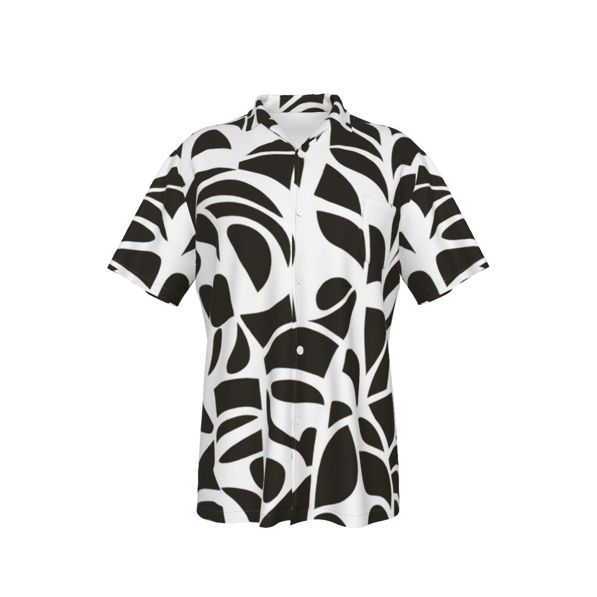 Modern -- Men's Hawaiian Shirt With Pocket