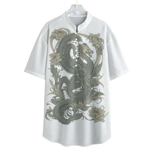 Dragon -- Men's Henley Short Sleeve Shirt