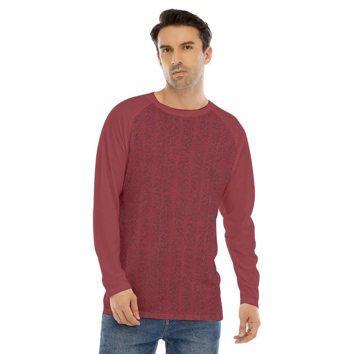 Pattern 164 -- Men's Long Sleeve T-shirt With Raglan Sleeve