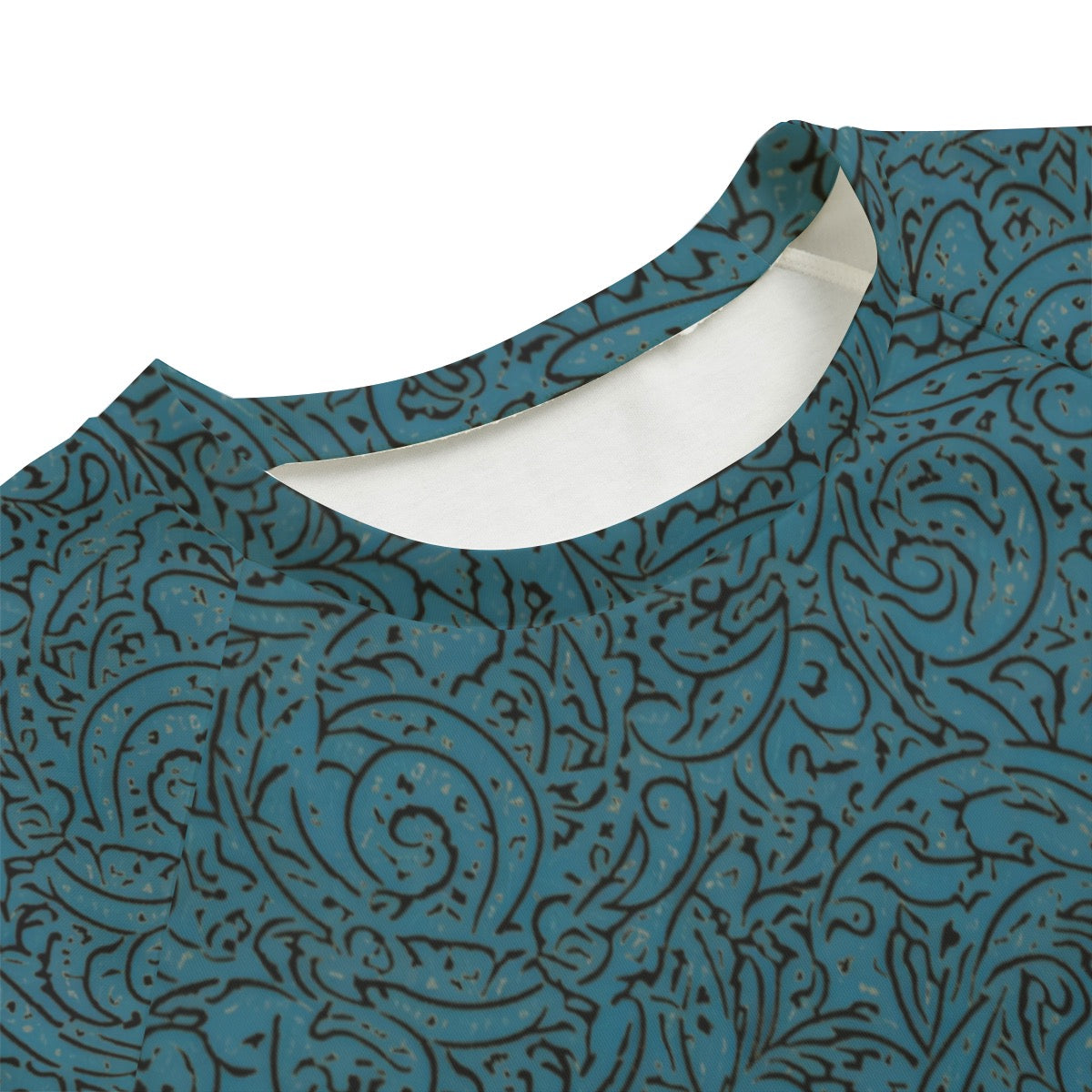 Blue Paisley -- Women's Sweatshirt With Raglan Sleeve | Interlock