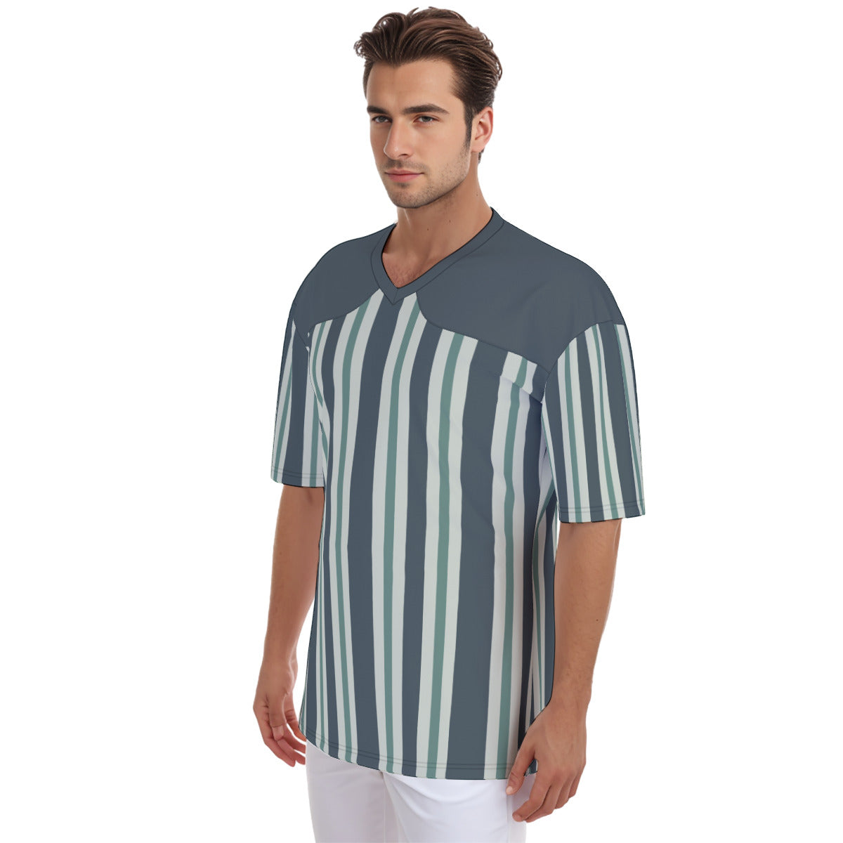 Stripes 111 -- Men's Football  Jersey