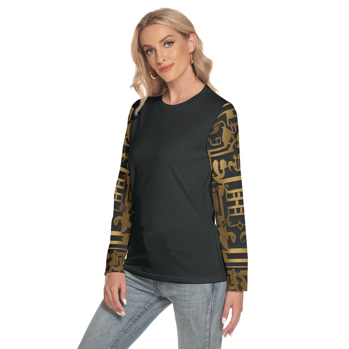 Greek Isle 101 -- Women's O-neck Long Sleeve T-shirt