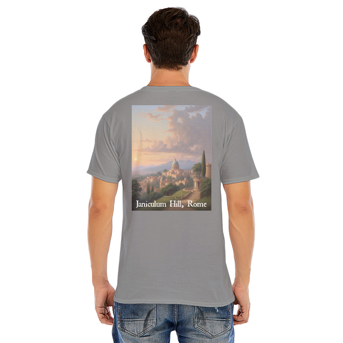 Janiculum Hill -- Unisex O-neck Short Sleeve T-shirt