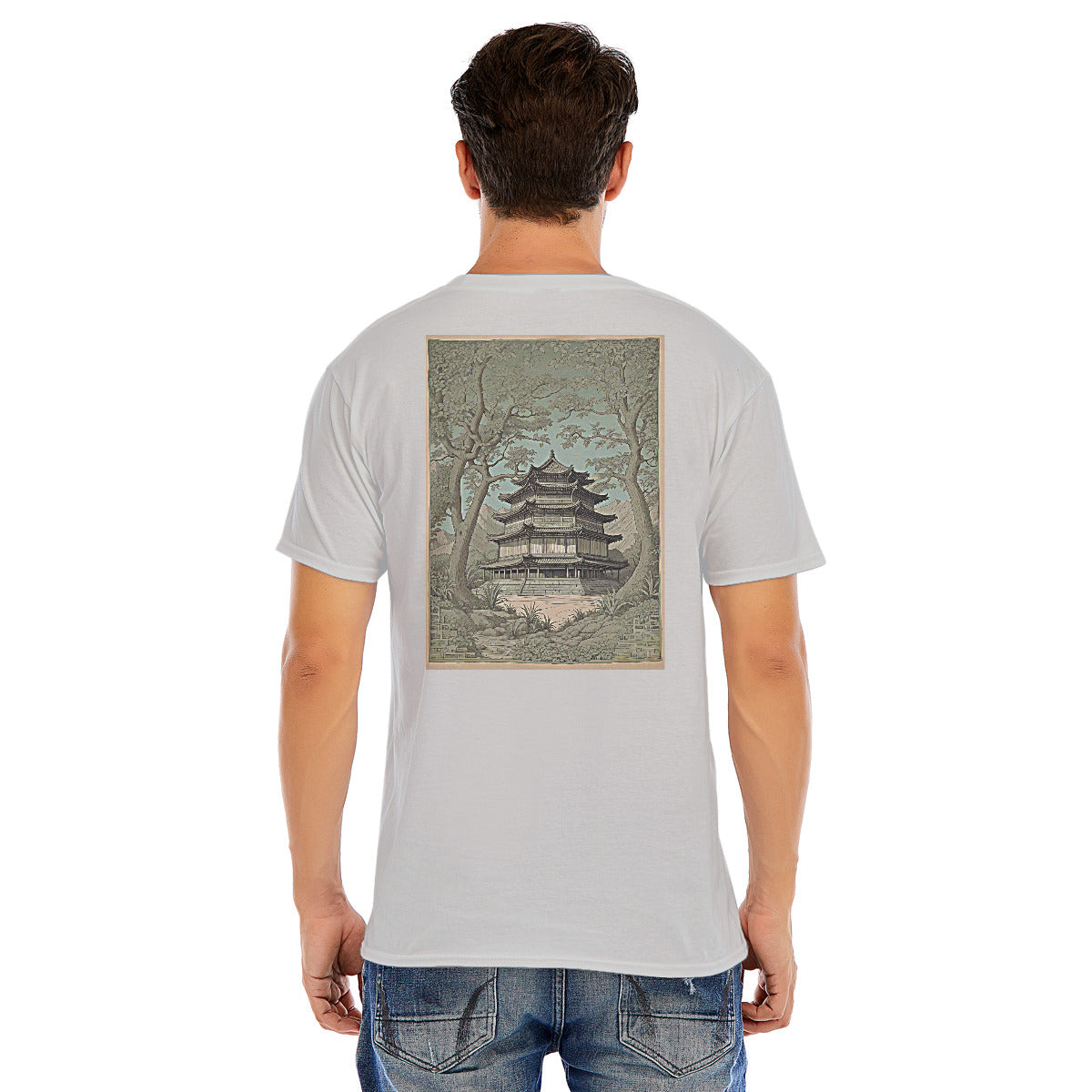 Pagoda 101 -- Unisex O-neck Short Sleeve T-shirt