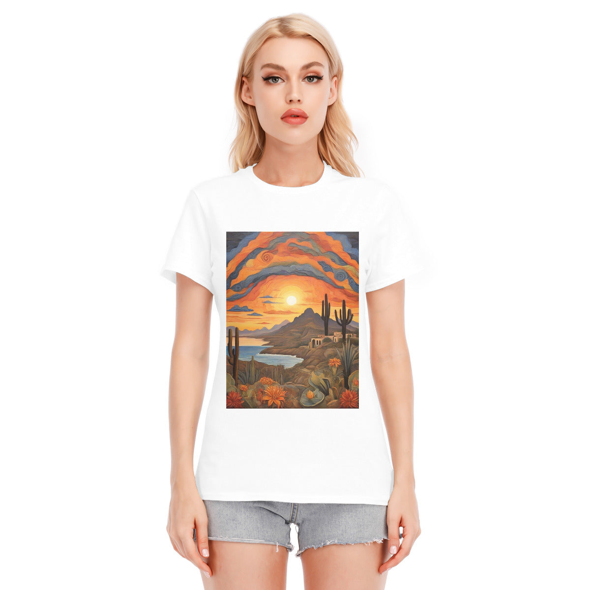 Mexican Sunset 102 -- Unisex O-neck Short Sleeve T-shirt